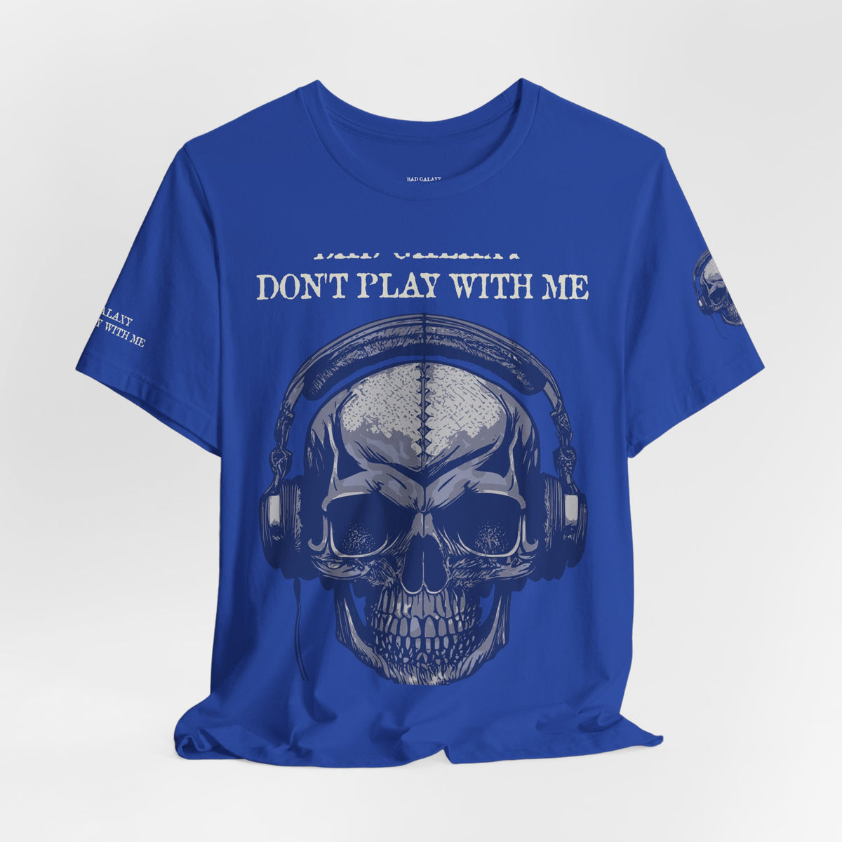 Skull Rock Graphic Unisex Cotton Bella+Canvas Tee with Art Design b46
