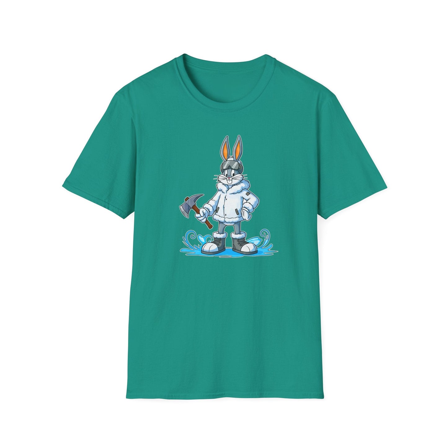 Bugs Bunny T Shirt Unisex Cartoon Animation Graphic Tee Softstyle Short Sleeve By Gildan 64000