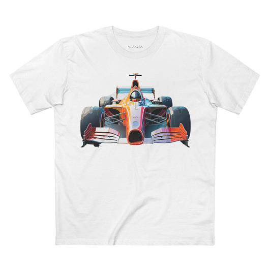 Car Graphic Unisex 100 Cotton Staple Tee 8
