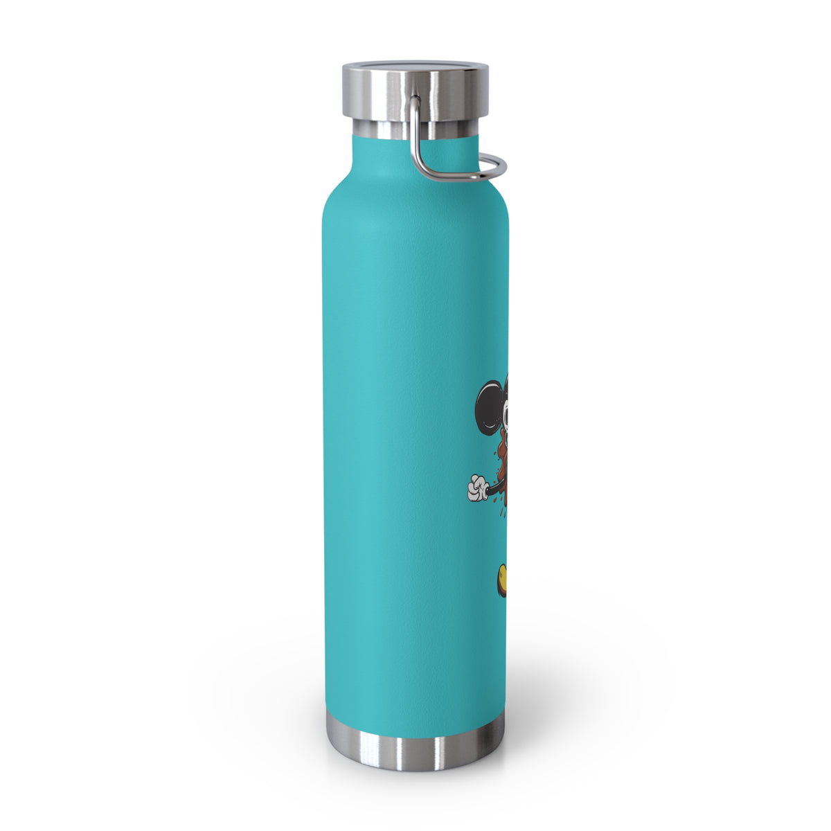 22oz Copper Insulated Water Bottle with Cartoon Design - CV68