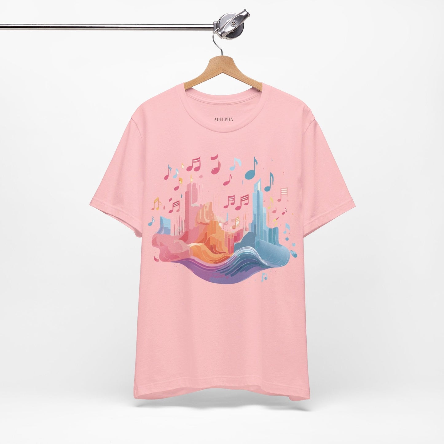 Music Graphic Tee Unisex Jersey Short Sleeve Art Design Adelpha Vintage Artwork Premium