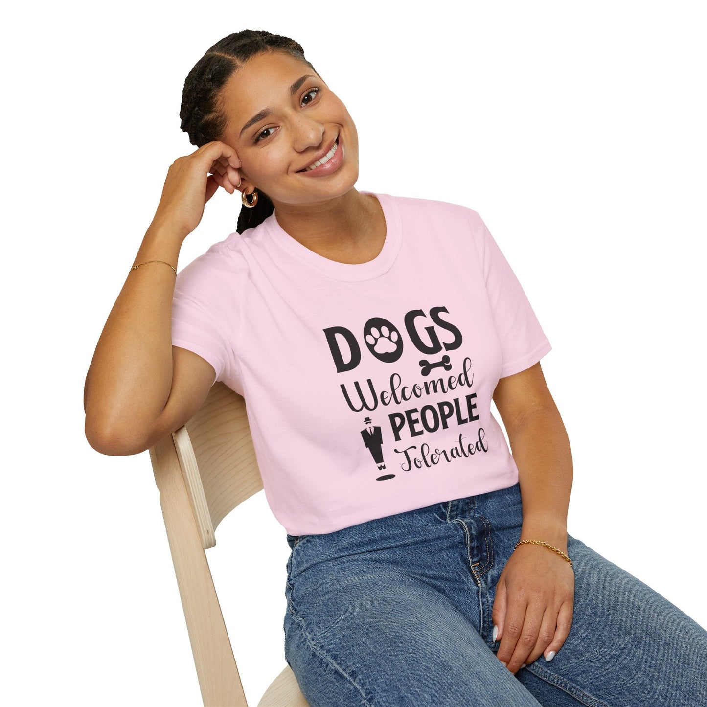 Dog Slogan T Shirts With Funny Quotes Unisex Tee Shirt Gildan Softstyle 64000 100 Percent Cotton
