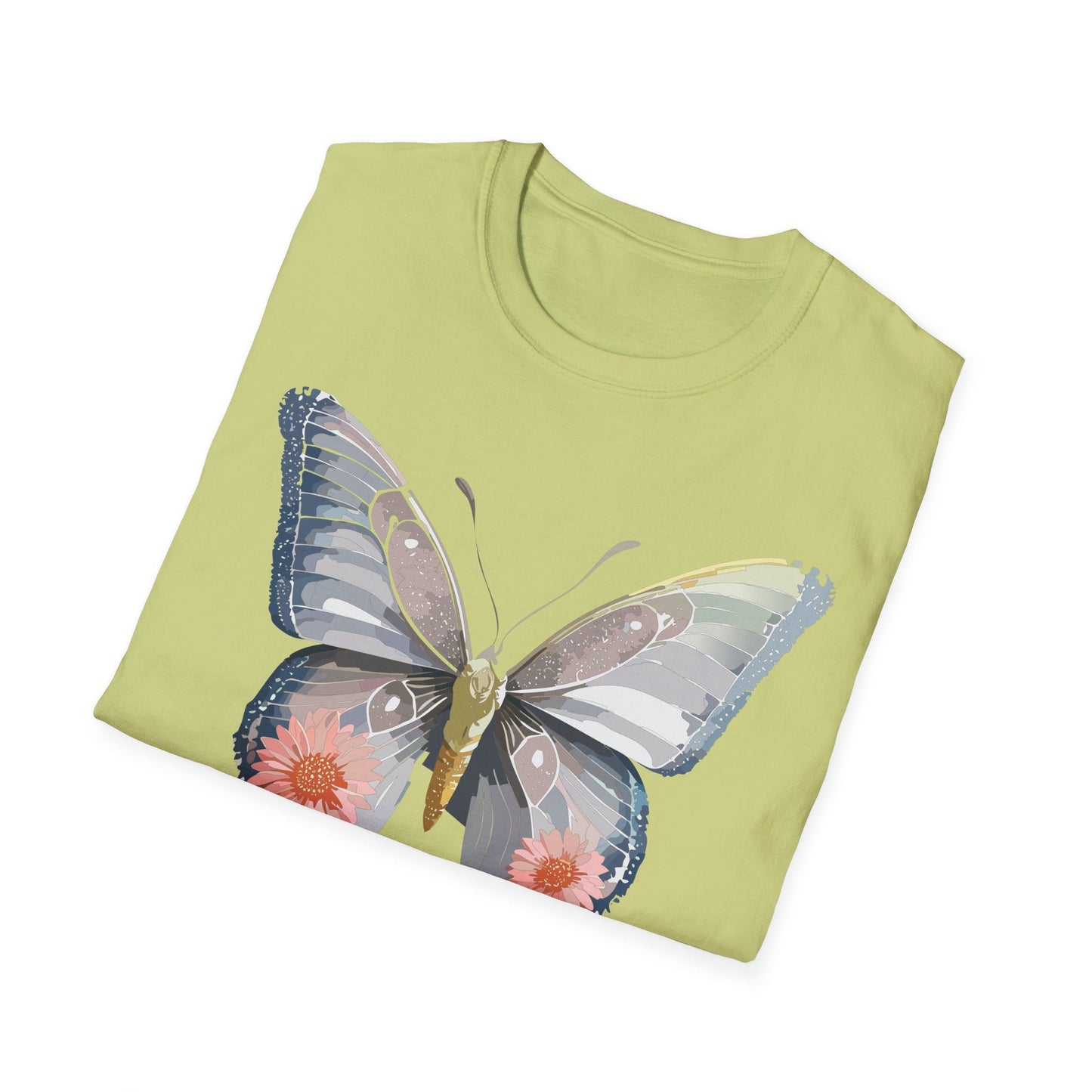 Butterfly Shirt Unisex T Shirt 100 Percent Ring Spun Cotton Softstyle Tee Monarch