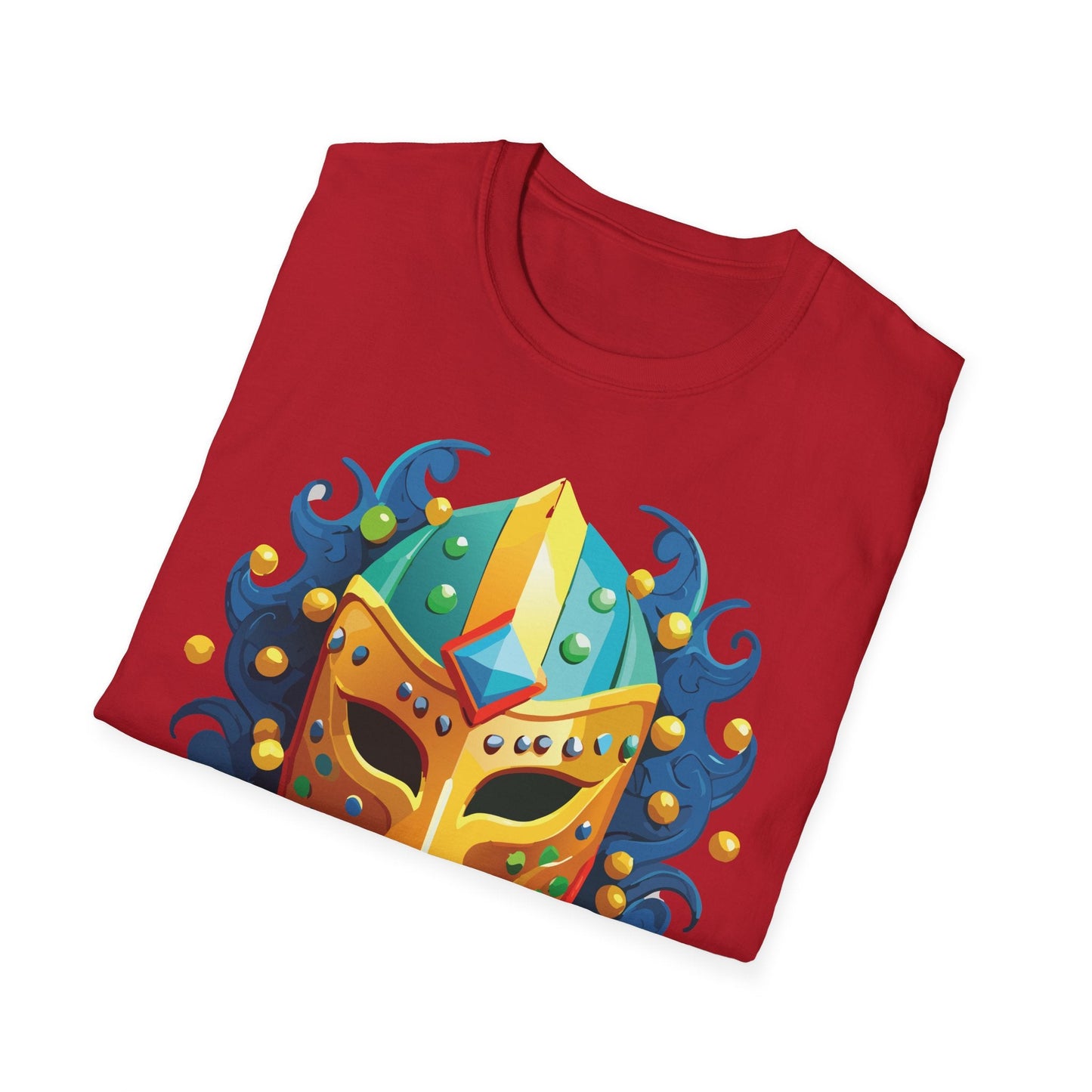 Mask Graphic Unisex Cotton Masquerade Design Artwork Tee 11