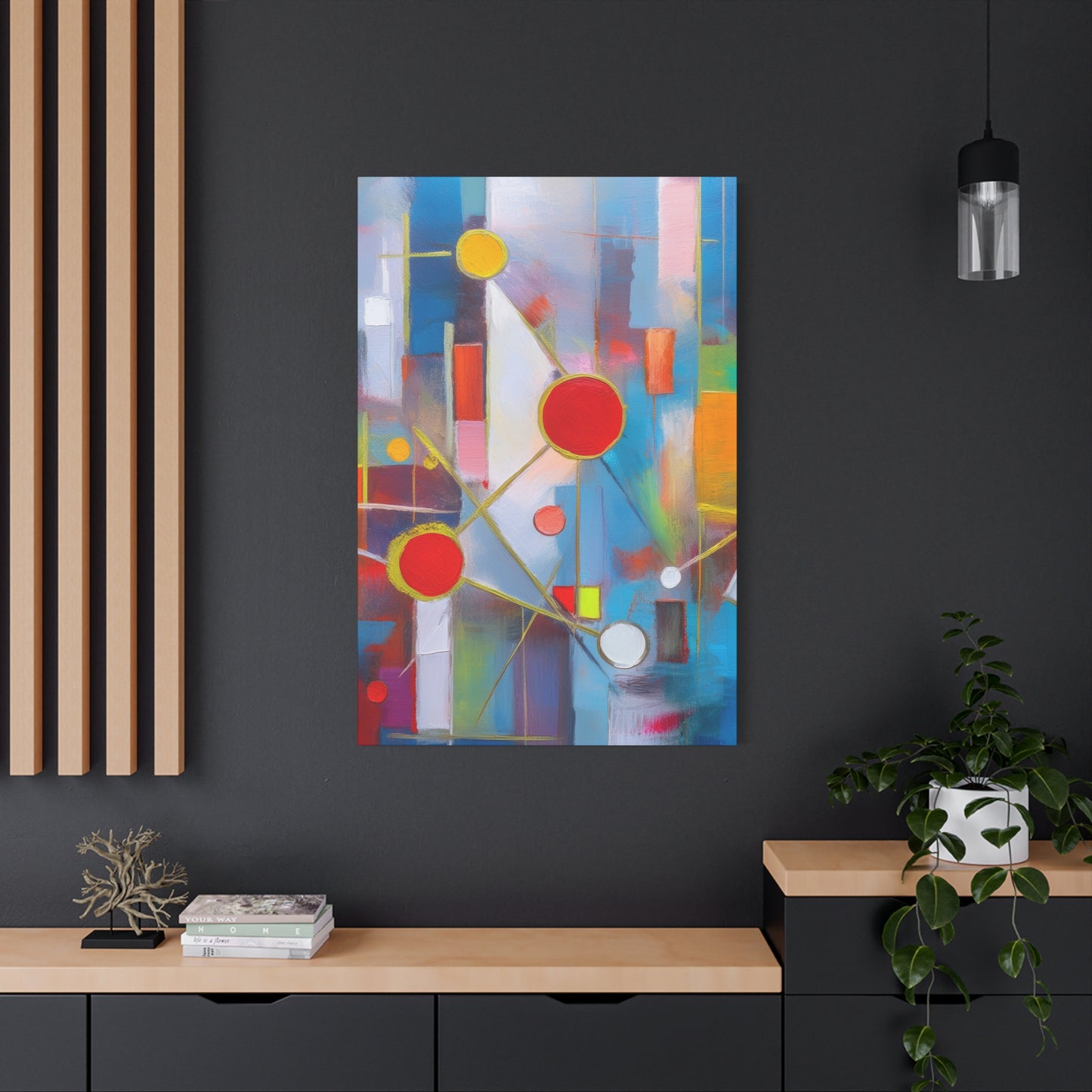 Abstract Oil Painting Print Canvas 20x24,20x30,24x30 24x32,24x36,30x40 32x48,36x48,40x60 Pine-Wood Inner Frame ABS-174