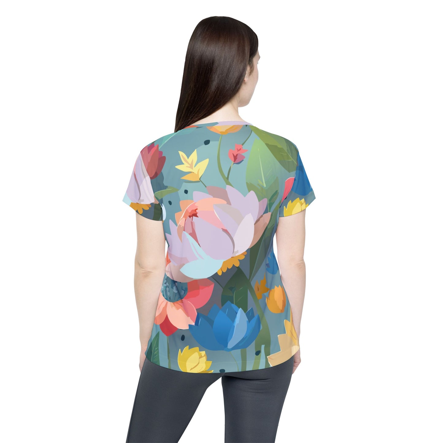 Floral Print Shirt, Shirt with Flowers