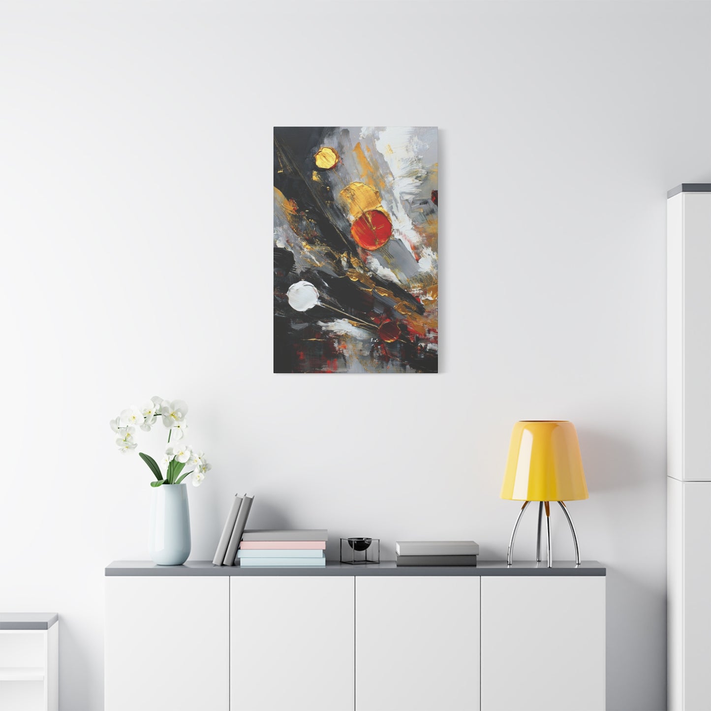 Abstract Oil Painting Print Canvas 20x24,20x30,24x30 24x32,24x36,30x40 32x48,36x48,40x60 Pine-Wood Inner Frame ABS-67
