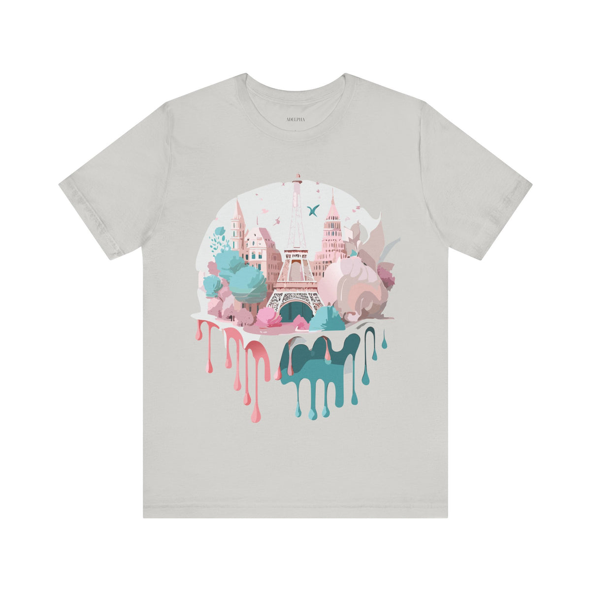 Unisex Cotton Bella+Canvas Tee with Paris