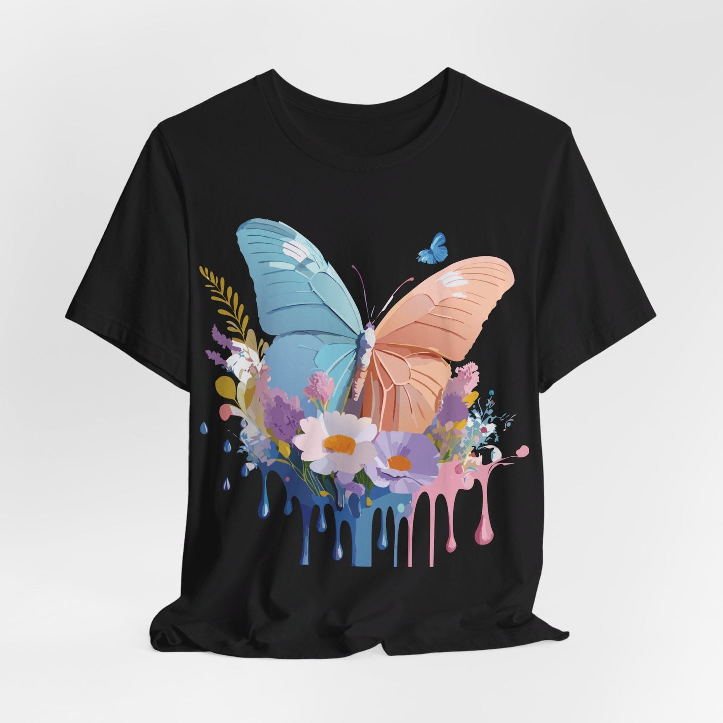 Butterfly Graphic Tee Adelpha Unisex Short Sleeve Art Design