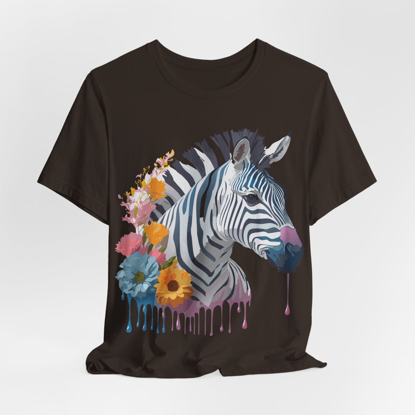Adelpha Zebra Graphic T Shirt Unisex Vintage Inspired Art Short Sleeve Premium Soft Cotton