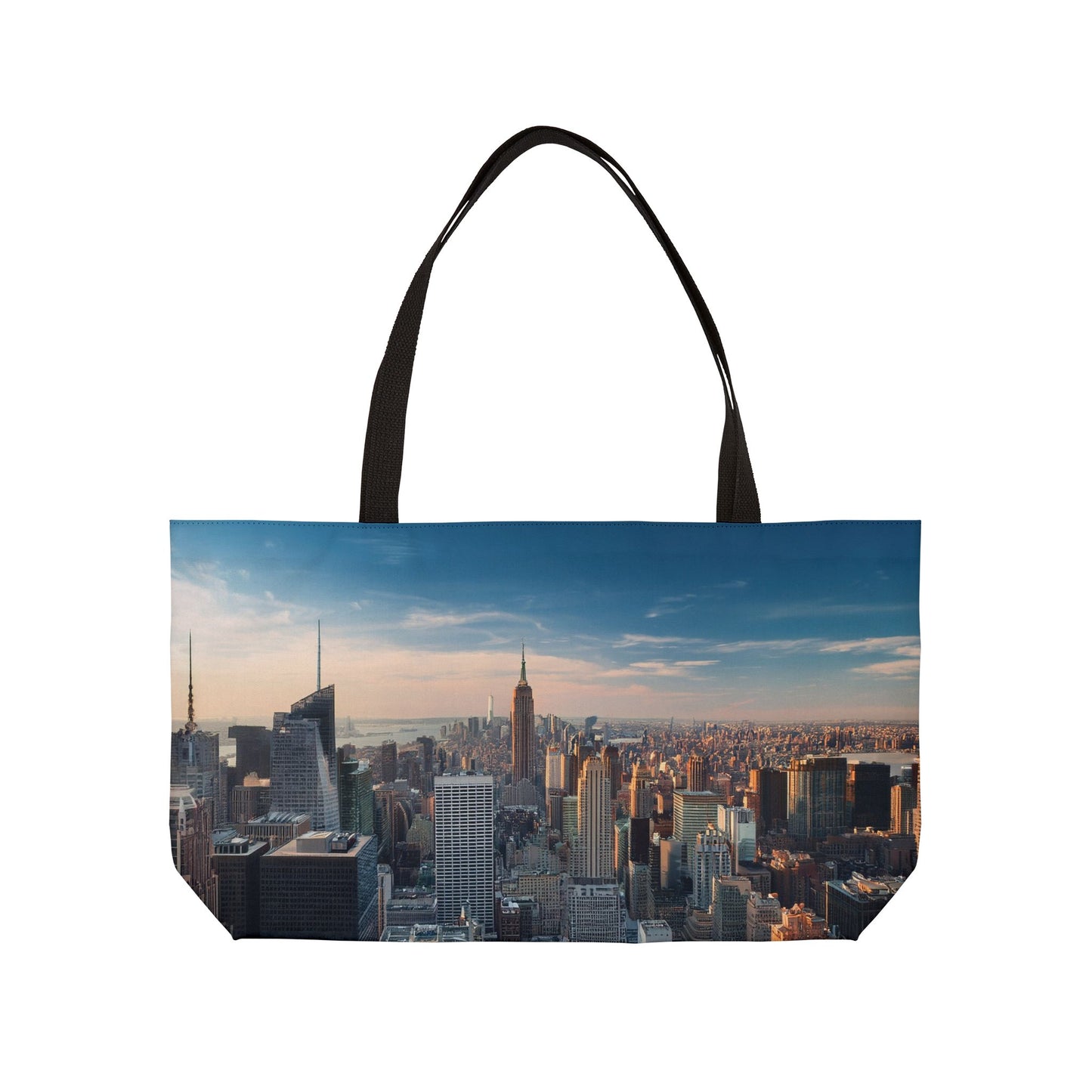 New York Print Bag High-Quality 100% Spun Poly 24x13 Canvas Art Bag C-11