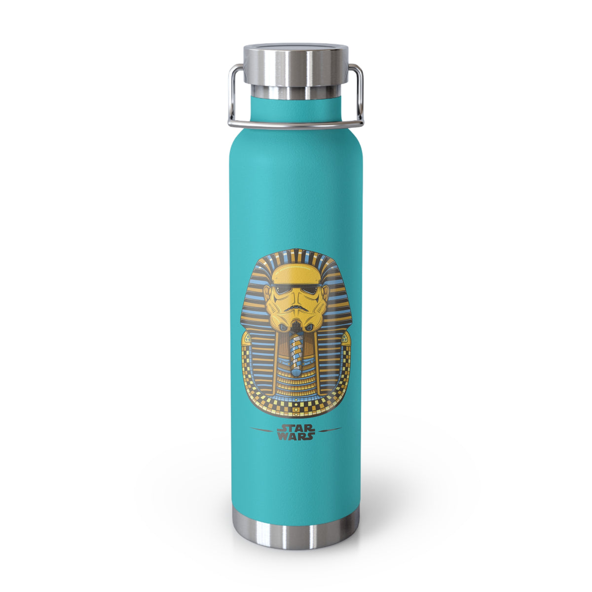 22oz Copper Insulated Water Bottle with Cartoon Design - CV78