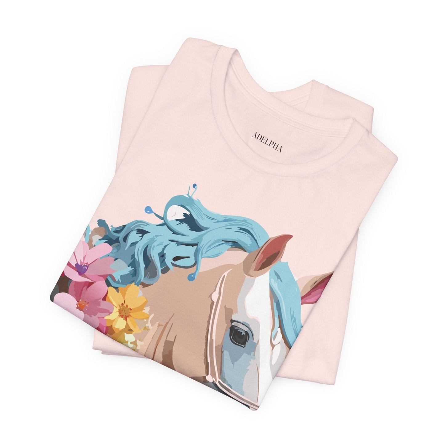 Horse Graphic Unisex 100 Cotton Vintage Animal Art T-Shirt 17