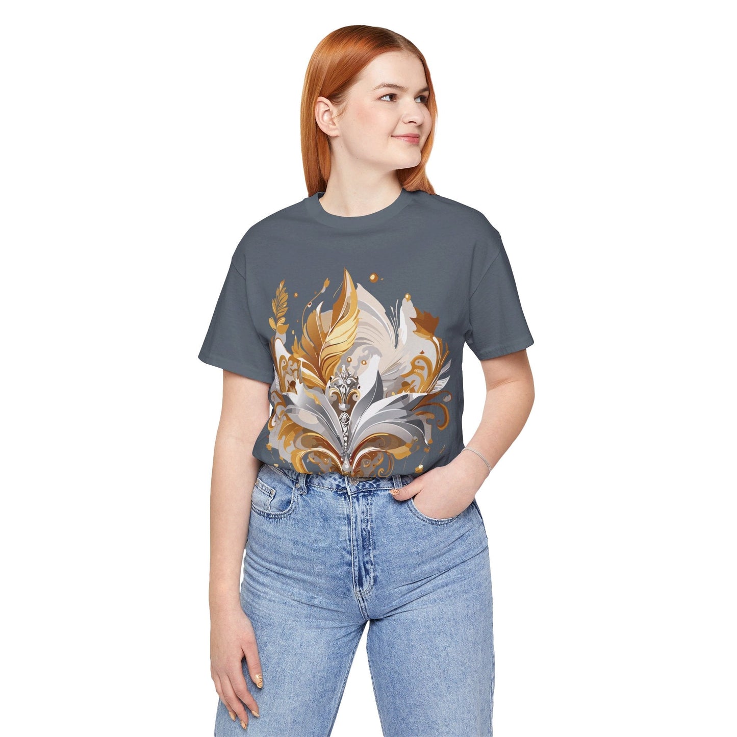 Adelpha Premium Graphic Tee Unisex Short Sleeve Jersey Shirt With Vintage Inspired Artwork