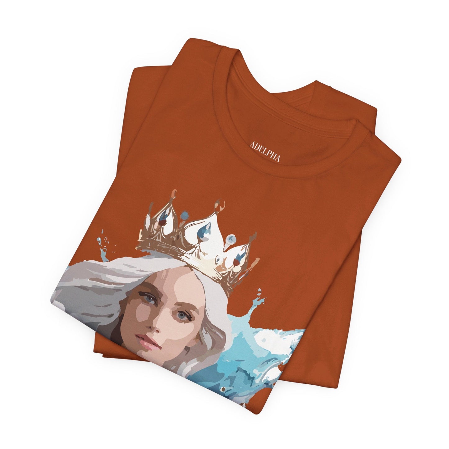 Queen Graphic T Shirt Unisex Jersey Short Sleeve Tee With Vintage Inspired Artwork Adelpha