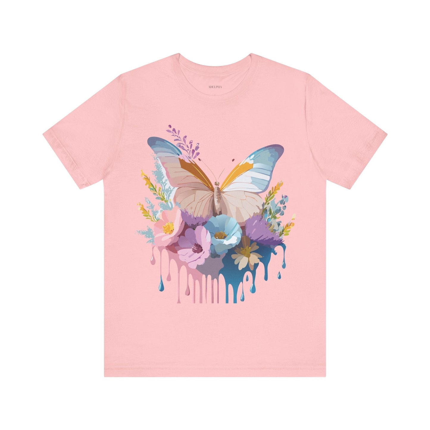 Butterfly Graphic Tee Unisex Short Sleeve Adelpha Artwork Vintage Inspired