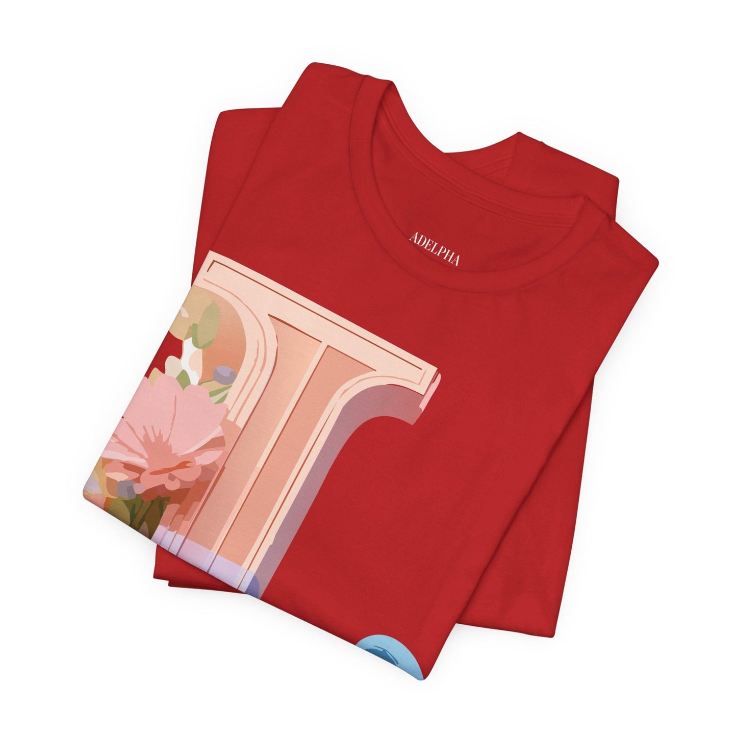 Letter L Shirt Unisex Graphic Tee With Vintage Inspired Artwork By Adelpha Premium Quality