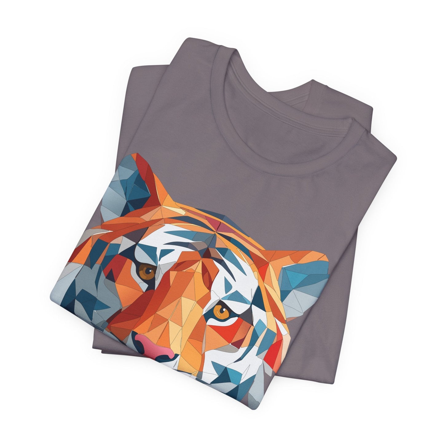 Unisex Animal Shirt With Art Design And Wildlife Theme Short Sleeve Tee For Everyday Wear