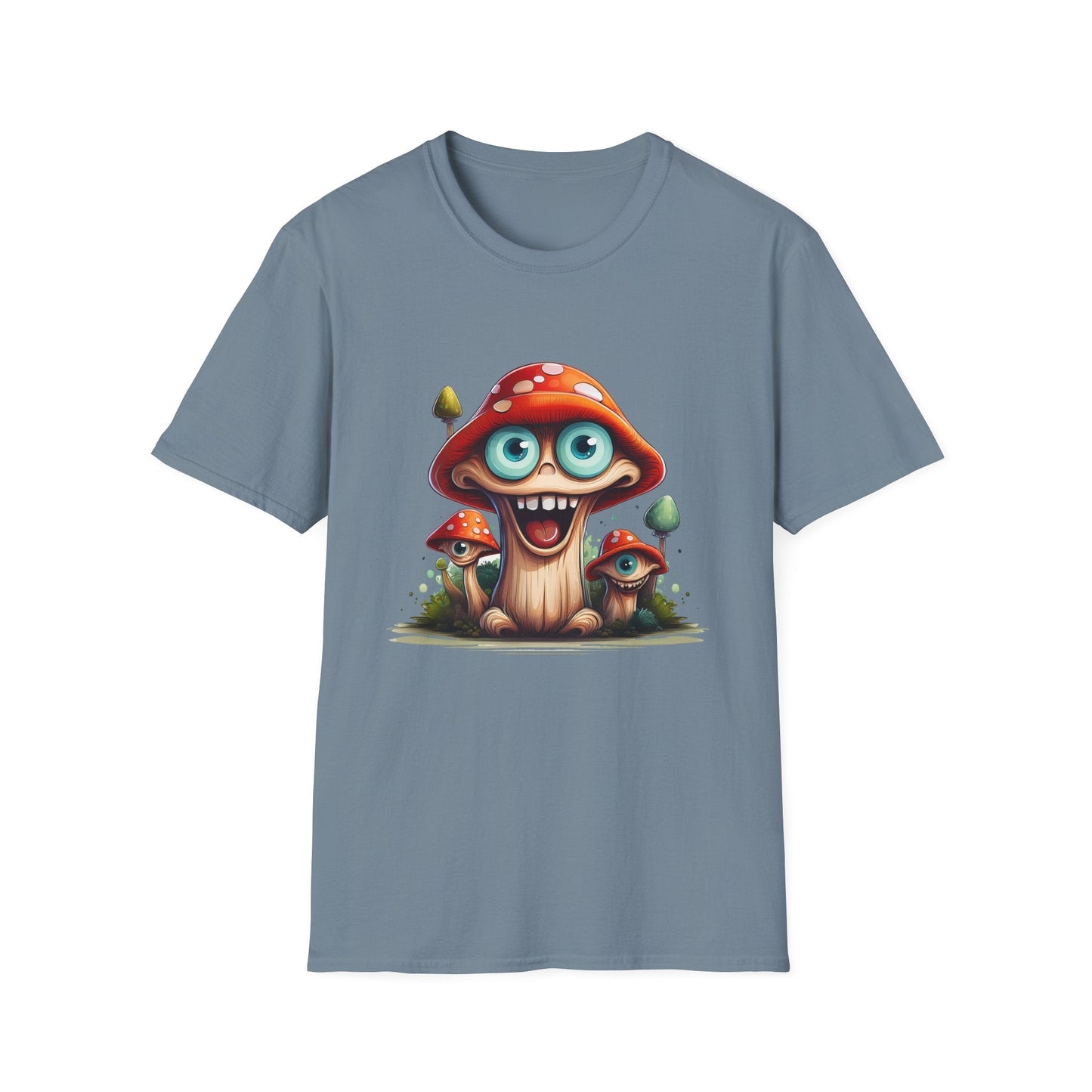 Mashroom Tee Shirt Unisex Funny Mushroom Design Softstyle Tee One Hundred Percent Ring Spun Cotton
