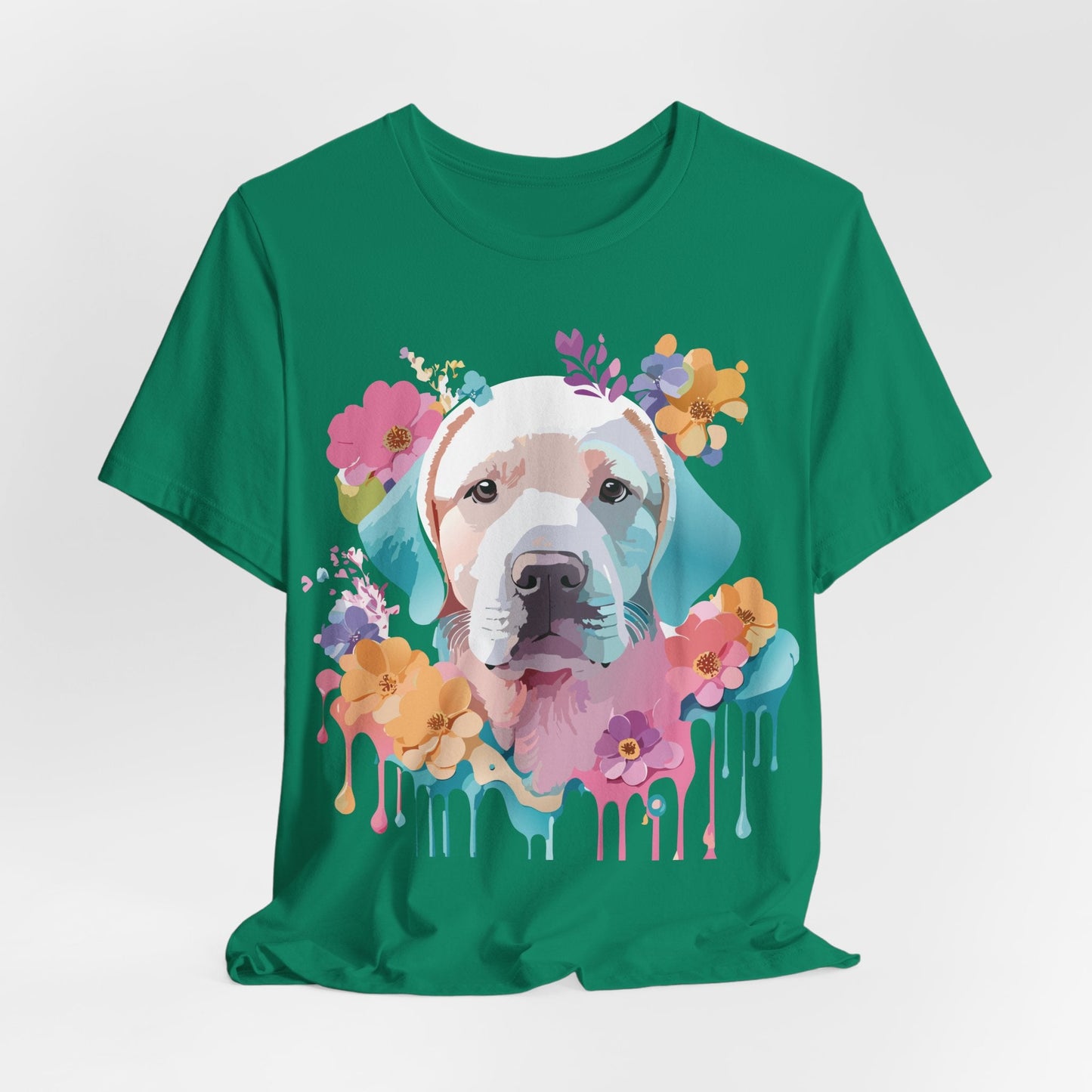 Dog Graphic Tee Unisex Vintage Inspired Art Design Adelpha Short Sleeve Jersey Shirt
