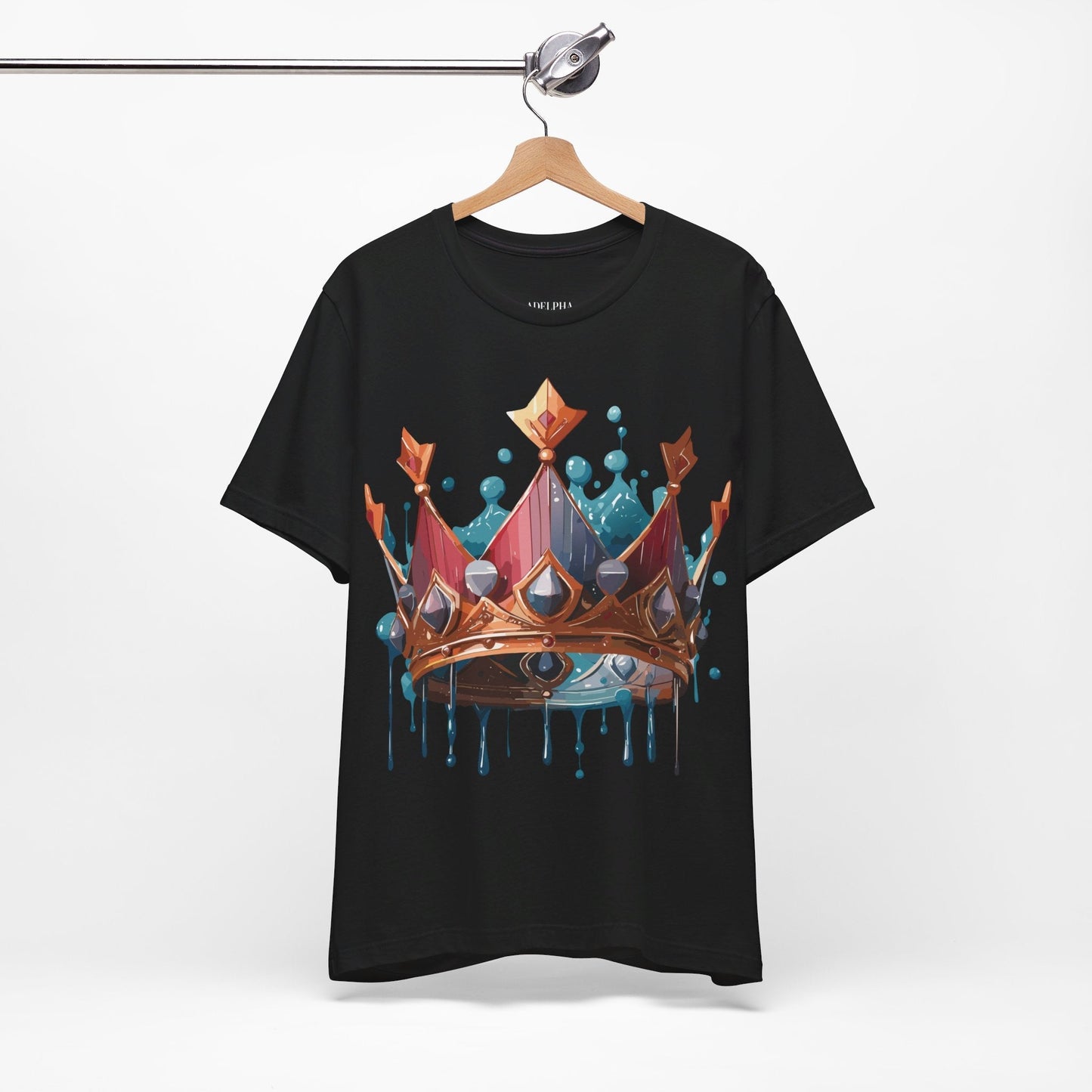 Crown Graphic Unisex 100 Cotton Vintage Artwork Tee 7