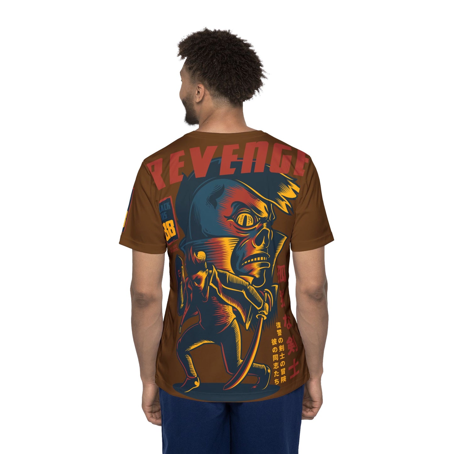 42-Be Fun Graphic T-Shirt, Art Design Poly Shirt, All Over Print Graphic Tee, Monsters T-Shirt, Cartoon Tees