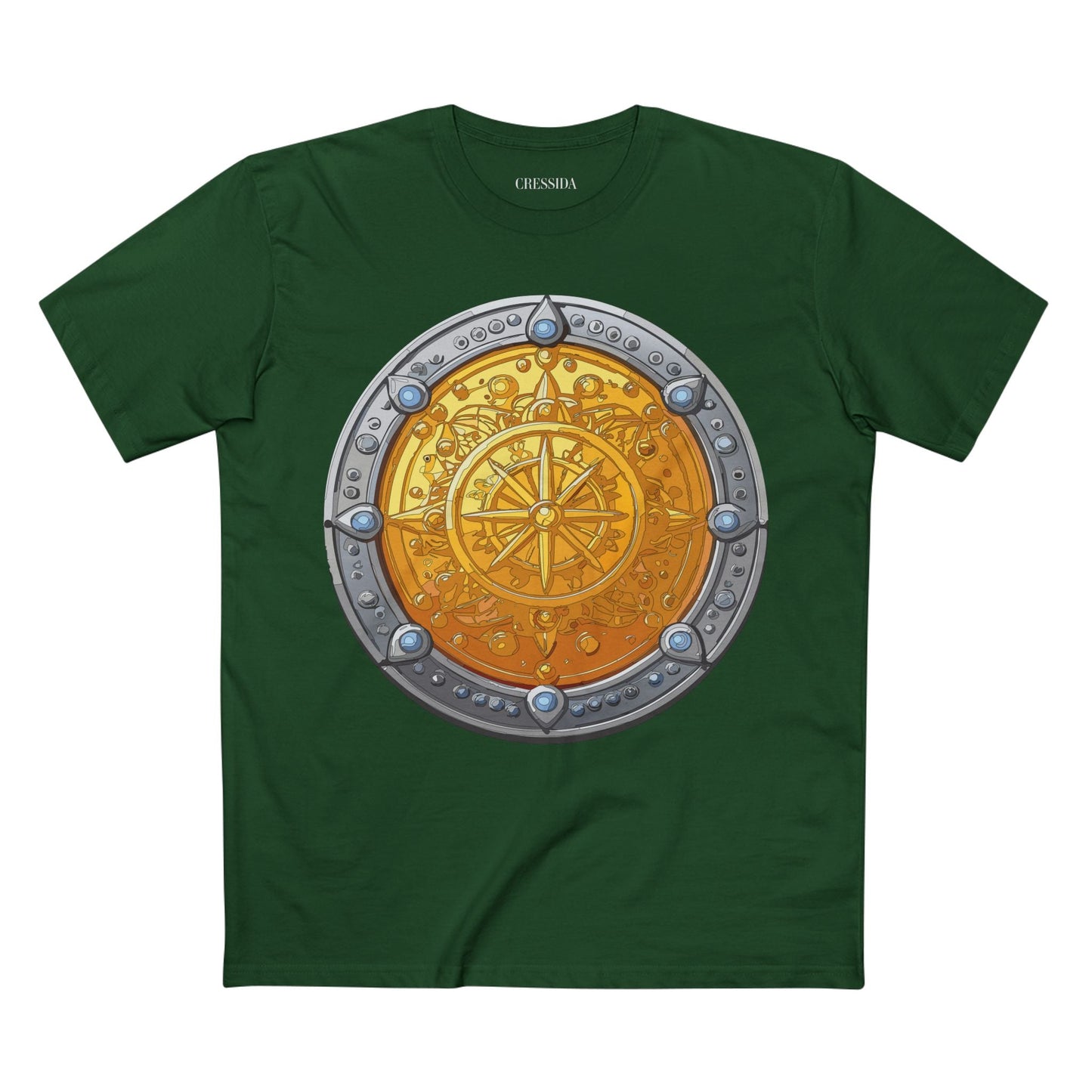 Antique Gold Coin Graphic Design T-Shirt Unisex 100 Cotton With Golden Print Artwork Tee 9