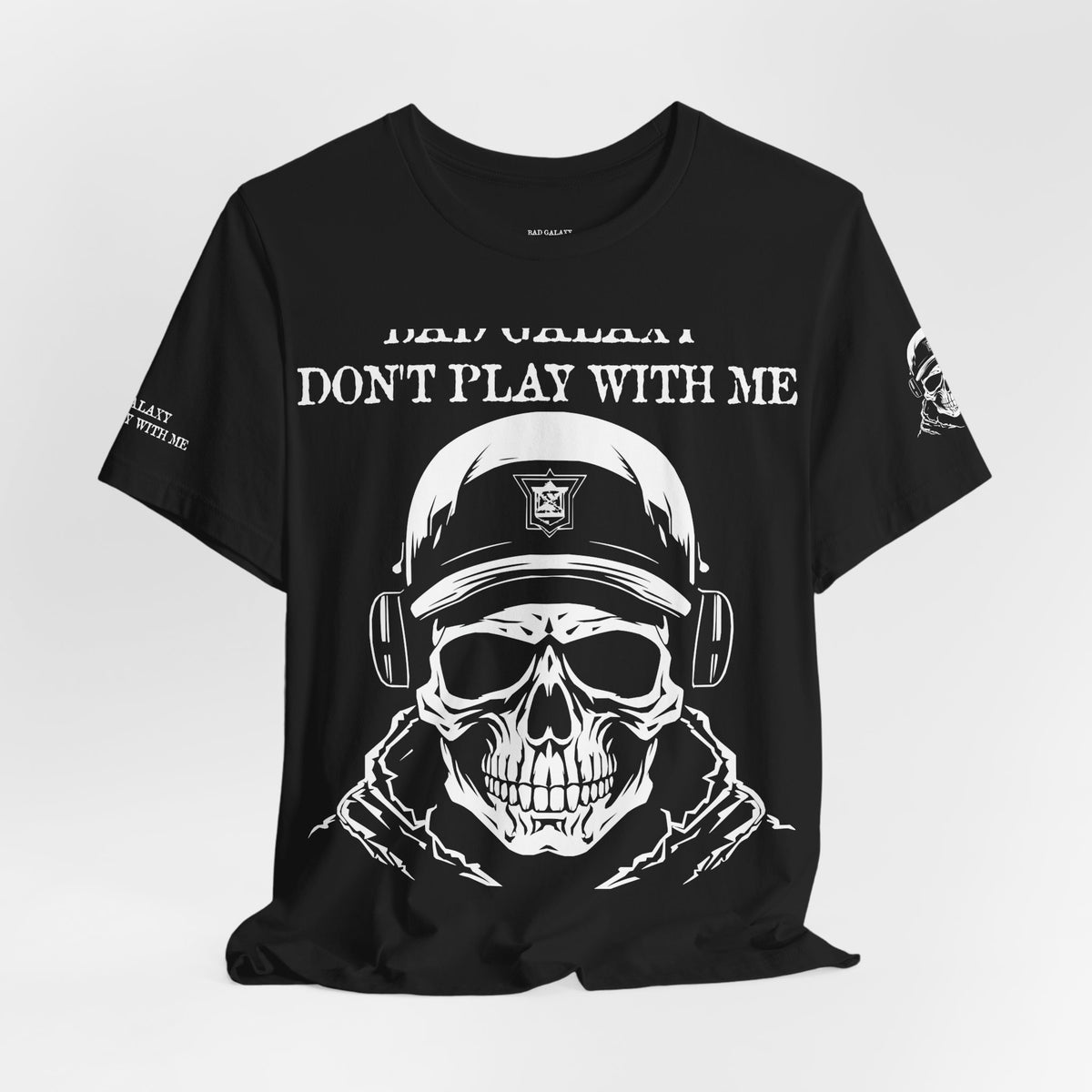 Skull Rock Graphic Unisex Cotton Bella+Canvas Tee with Art Design b44