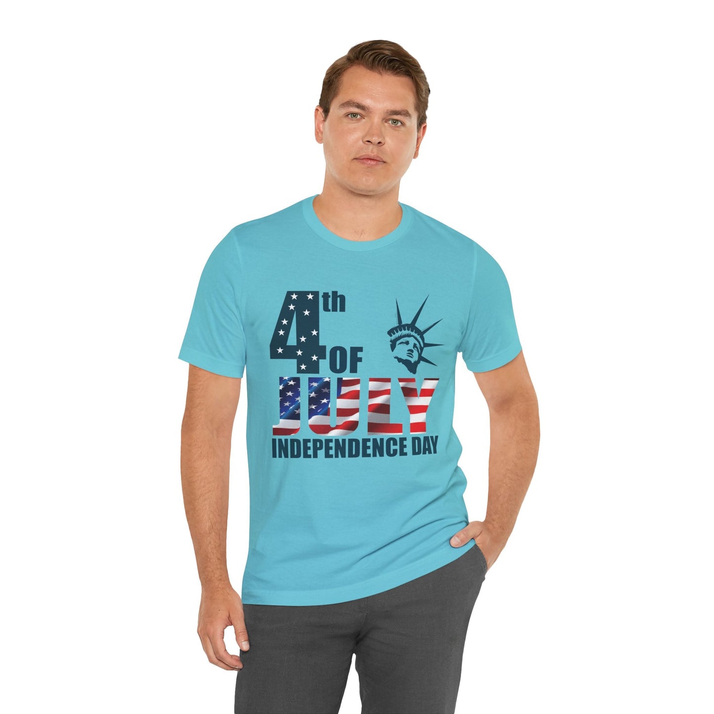 Independence Day Graphic Unisex Cotton T-Shirt 026