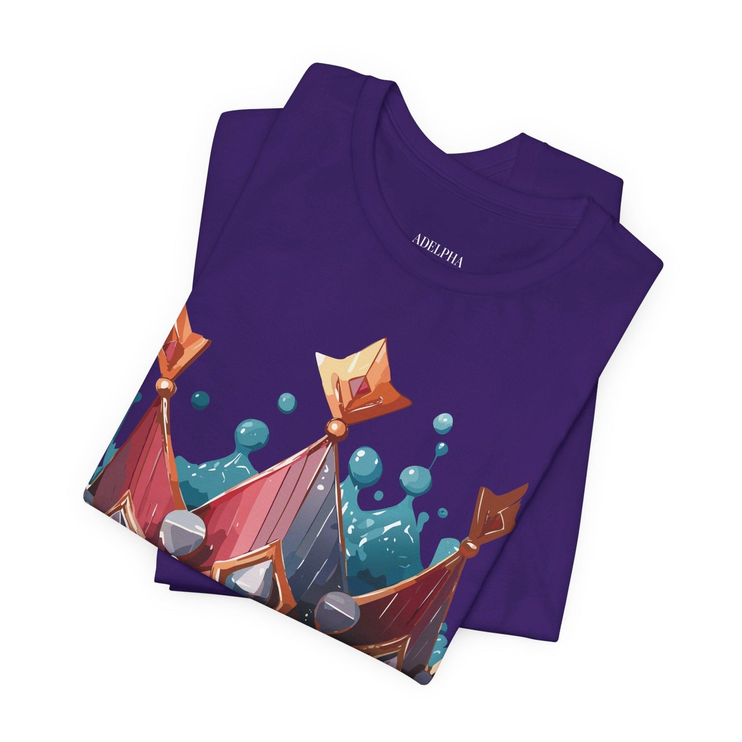 Crown Graphic Unisex 100 Cotton Vintage Artwork Tee 7