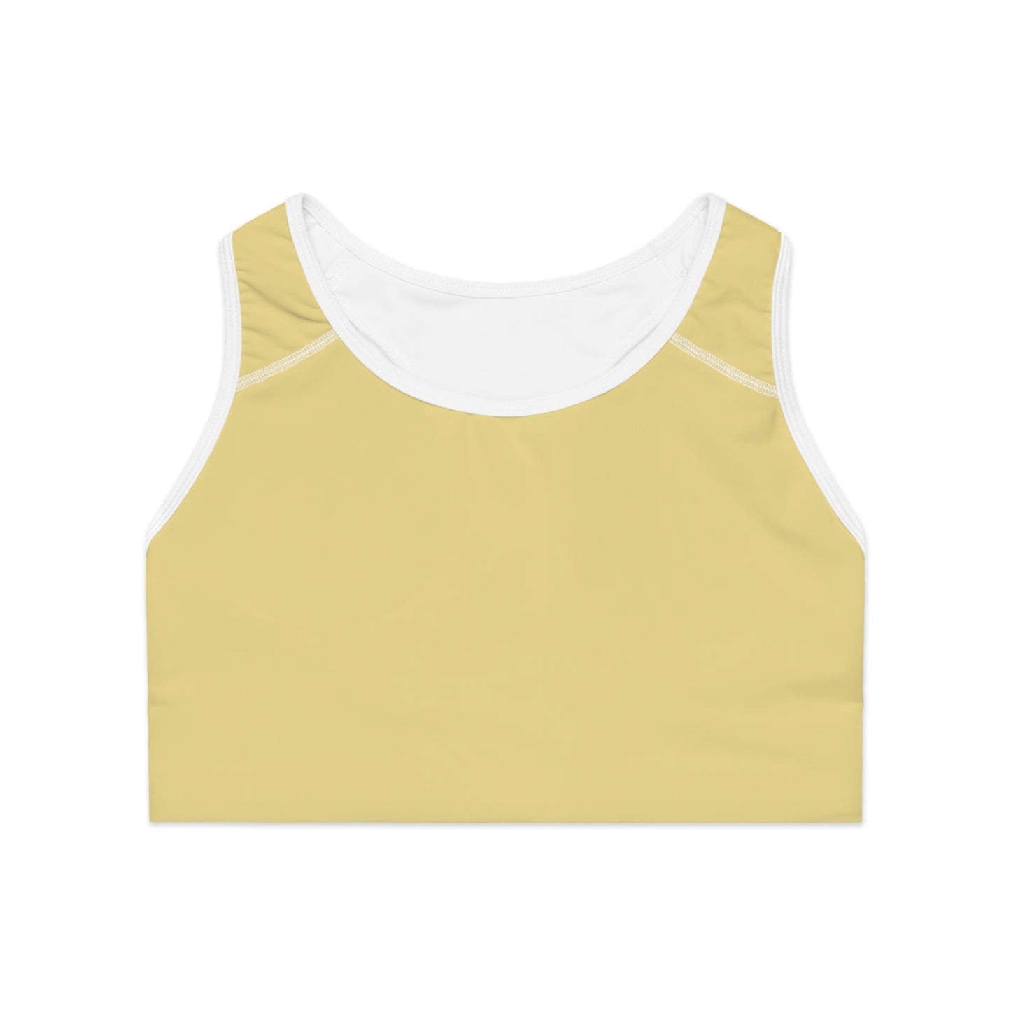 Yellow Color Sports Bra, Yellow Sports Bra 1