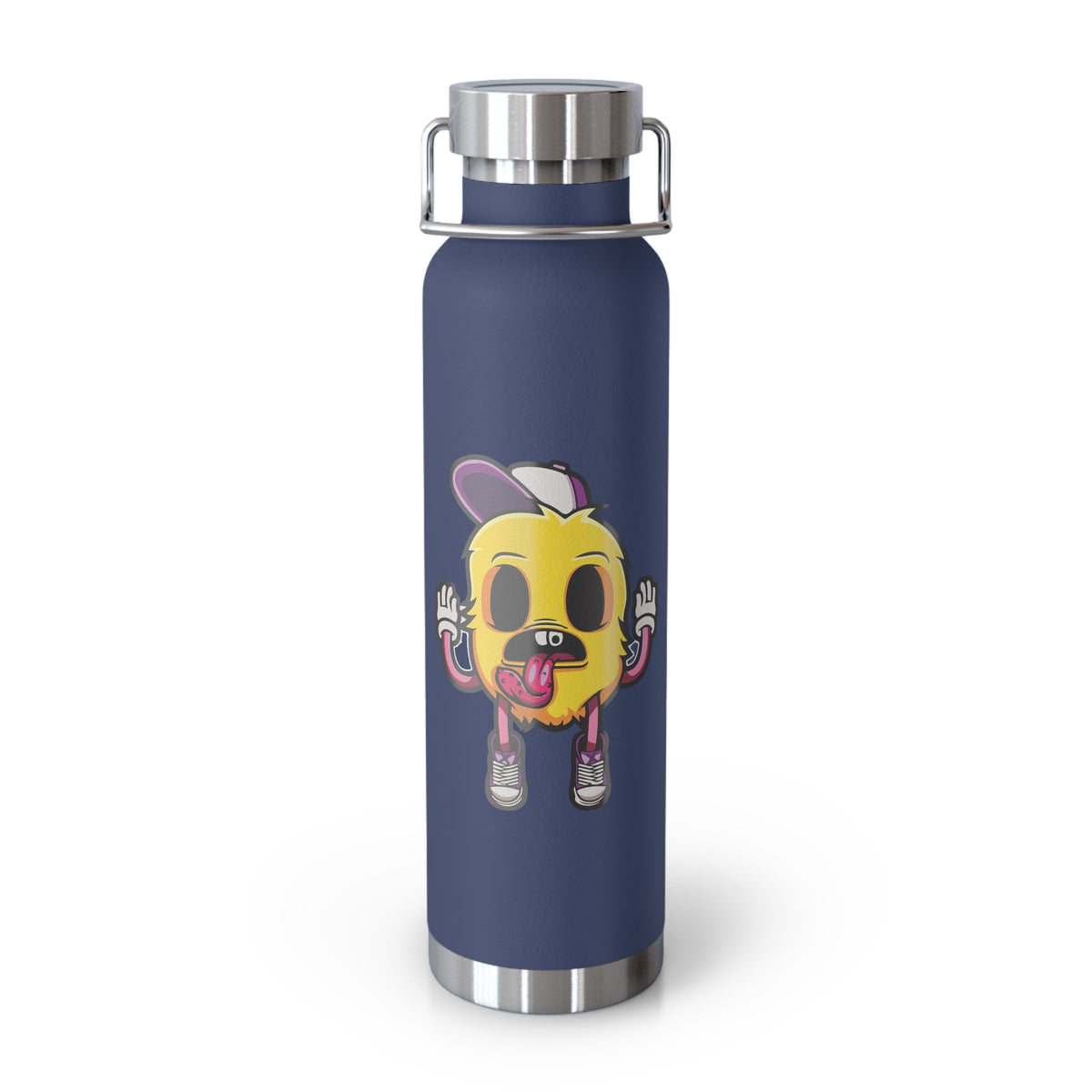 22oz Copper Insulated Water Bottle with Cartoon Design - CV84