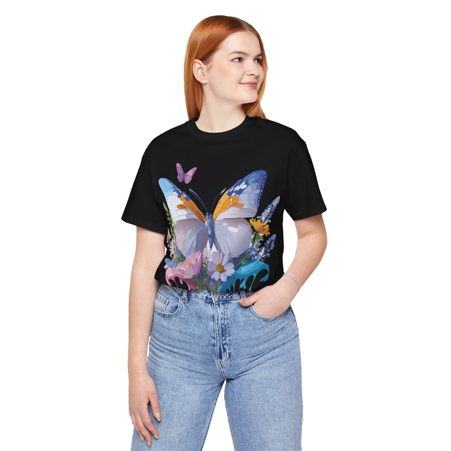 Adelpha Butterfly Graphic Tee Vintage Inspired Unisex Short Sleeve Shirt