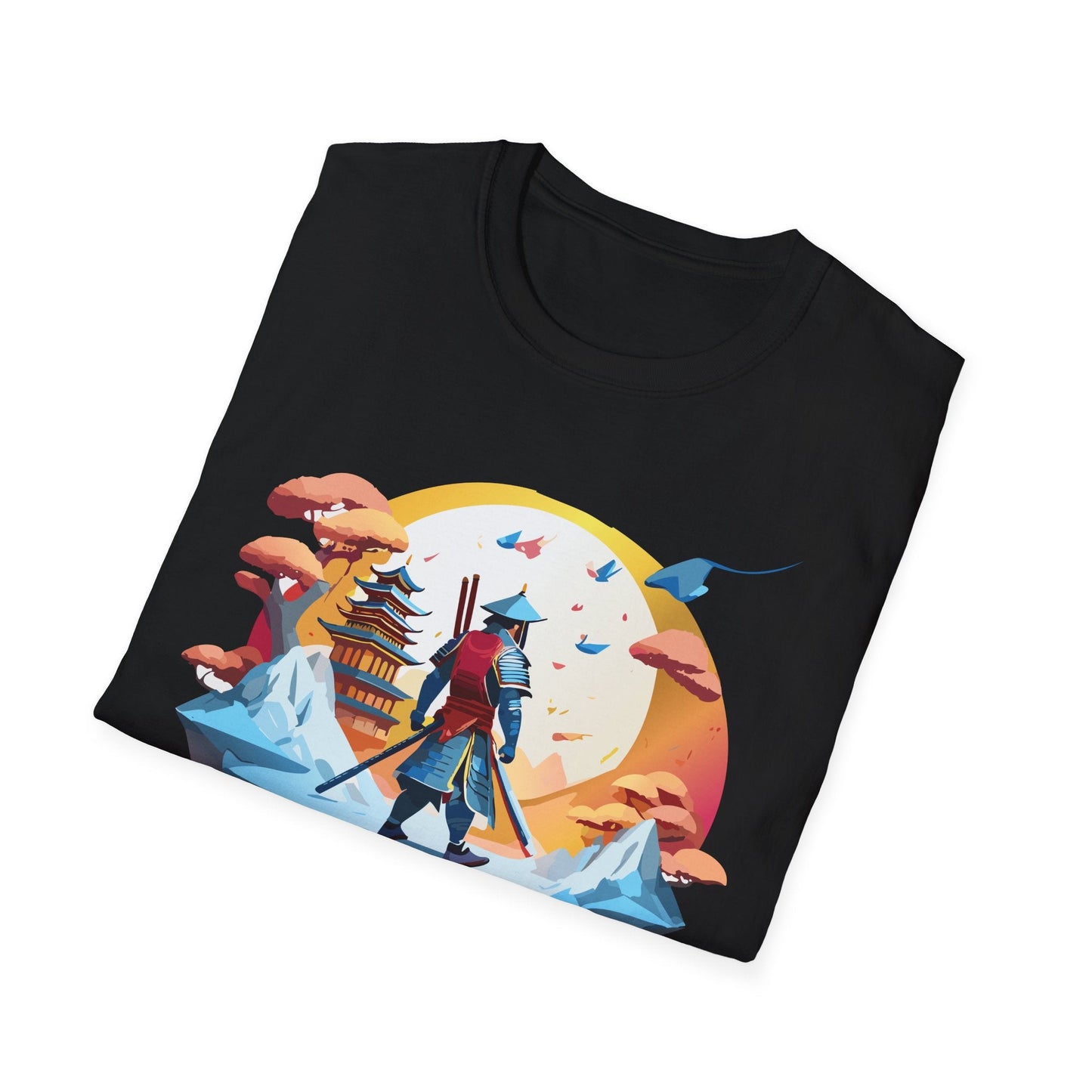 Samurai Shirt Unisex T Shirt Softstyle 64000 Gildan Tee For Everyday Comfort Durable Breathable