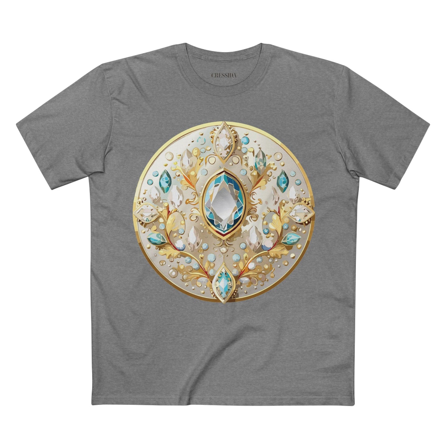 Medallion Graphic T-Shirt Unisex 100 Cotton With Gold Art Design Medal Tee 22