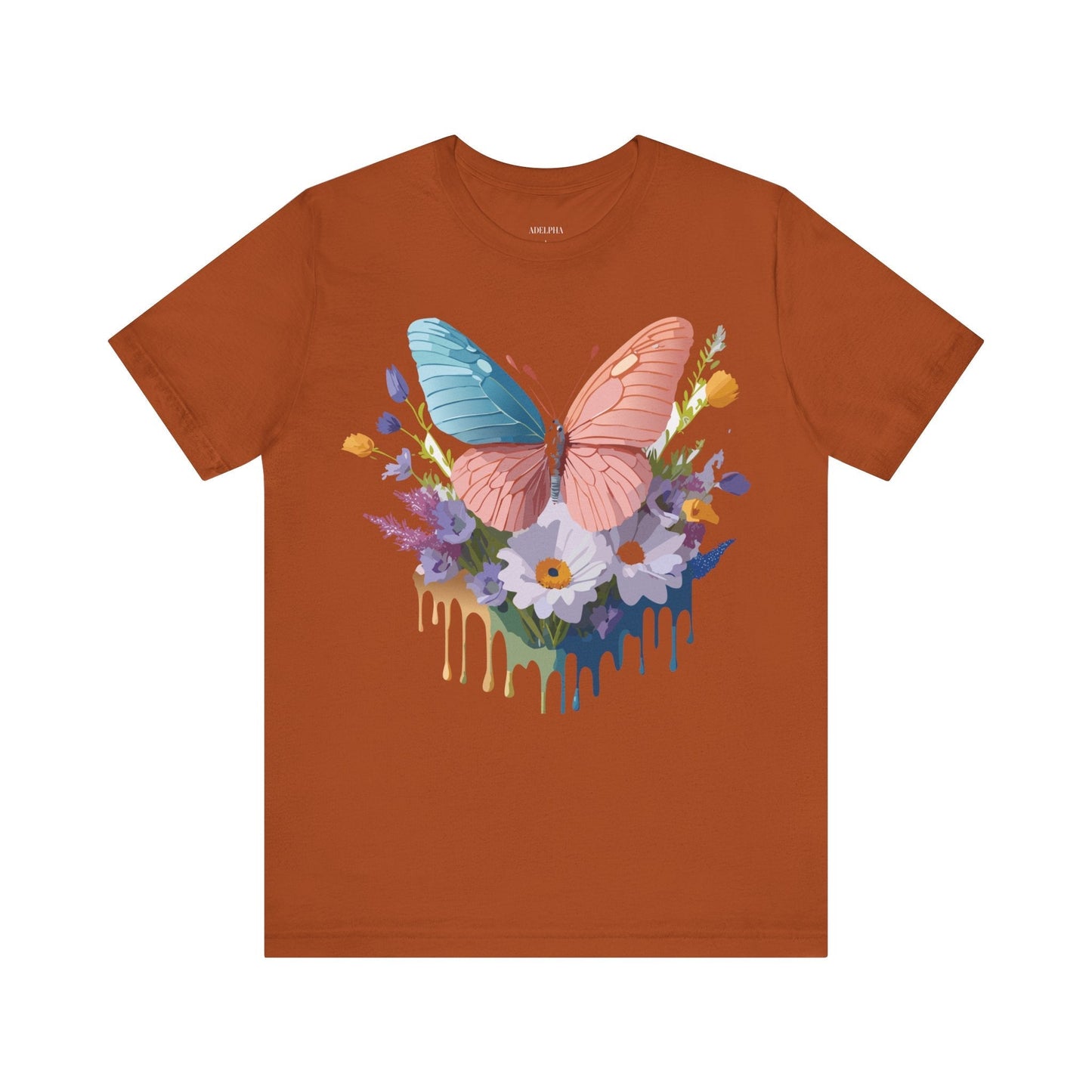 Butterfly Graphic Tee Unisex Adelpha Art Vintage Inspired Short Sleeve Shirt