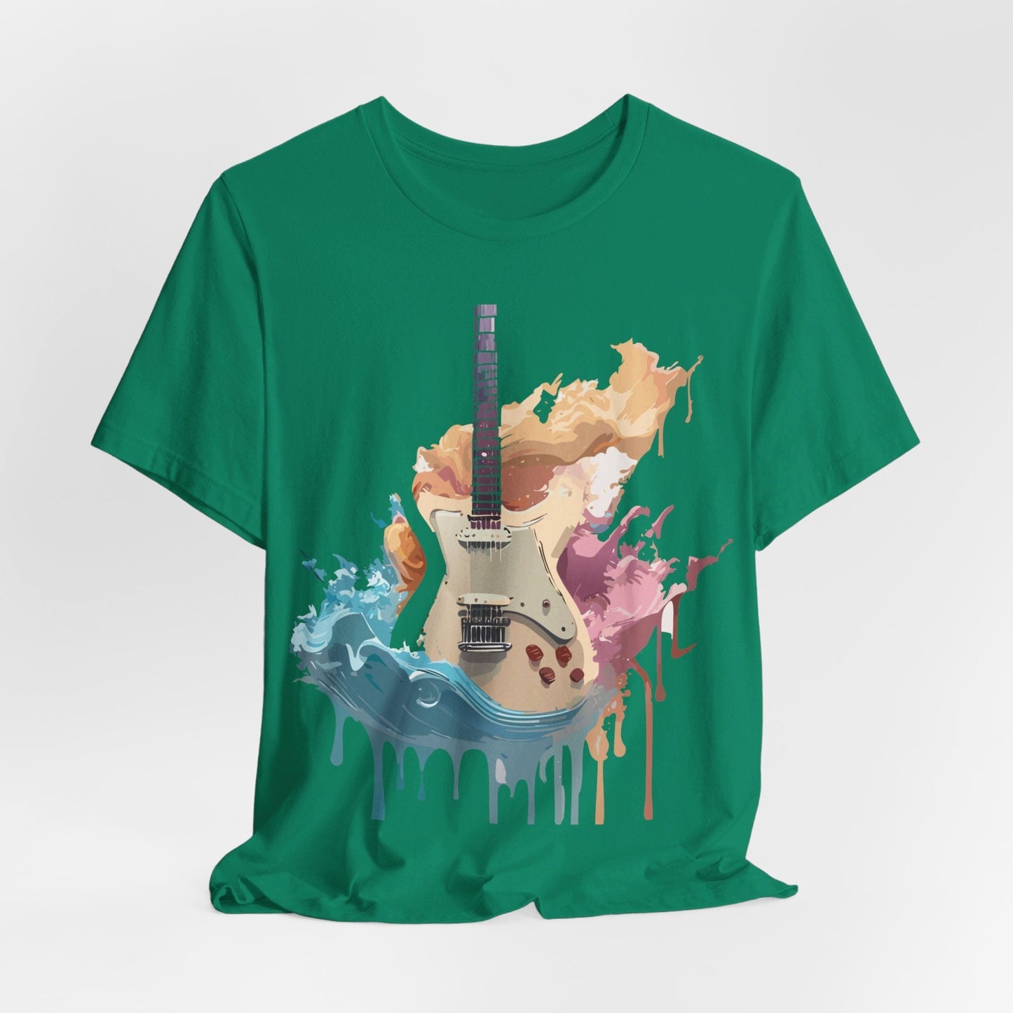 Music Graphic Unisex 100 Cotton Vintage Art with Musical Elements Tee 49