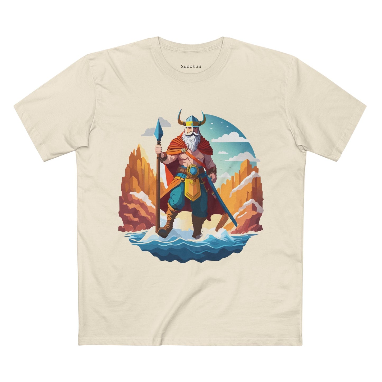 Viking Graphic Unisex 100 Cotton Staple Tee 7