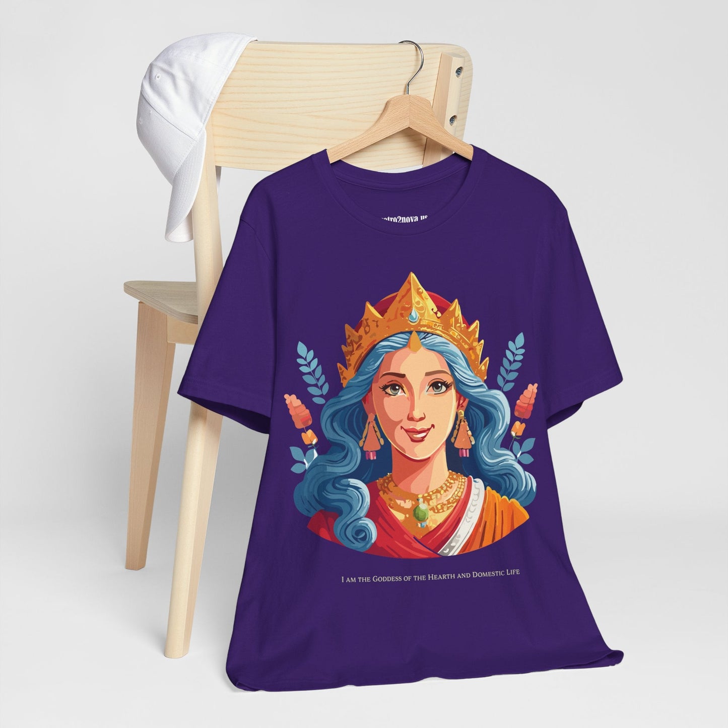 Goddess Graphic Cotton T Shirt Unisex Jersey Short Sleeve Original Art by Retro2Nova