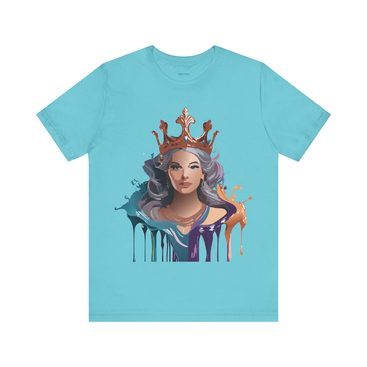 Queen Graphic Unisex Cotton Bella+Canvas Tee with Art Design m184