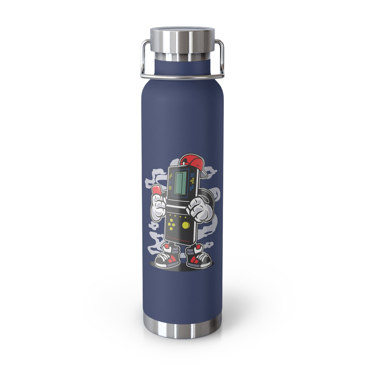 22oz Copper Insulated Water Bottle with Cartoon Design - CV8