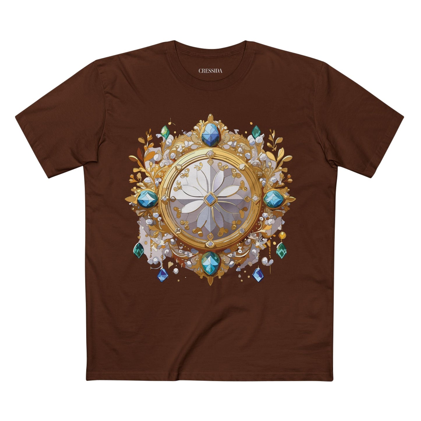 Medallion Graphic T-Shirt Unisex 100 Cotton With Gold Art Design Medal Tee 13