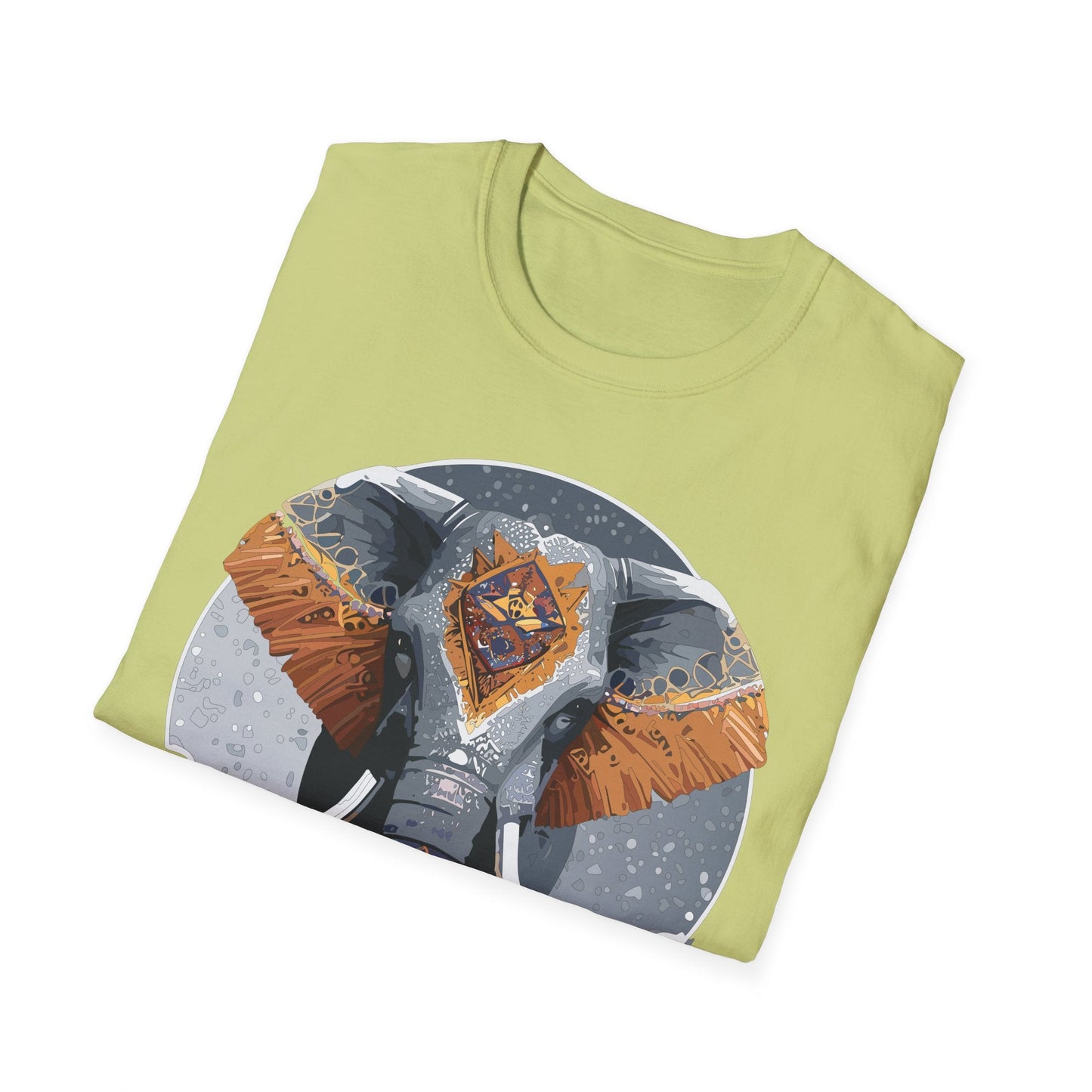 Elephant T Shirt Unisex Short Sleeve Tee SoftStyle Gildan 64000 One Hundred Percent Cotton