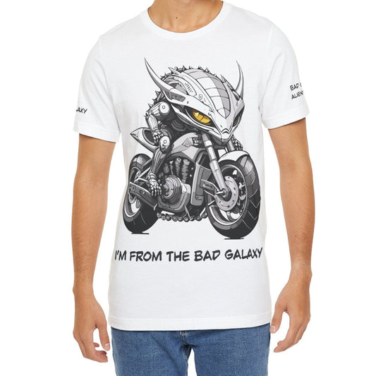 Alien Tee Shirt By Bad Galaxy 100 Cotton Eco Friendly Inks Designed In USA Made To Order