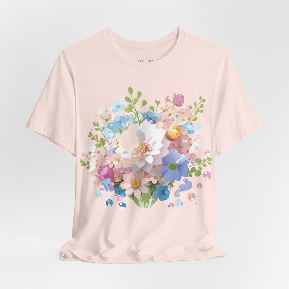 Floral Graphic Tee Shirt - Bella+Canvas Unisex 100 Cotton 13