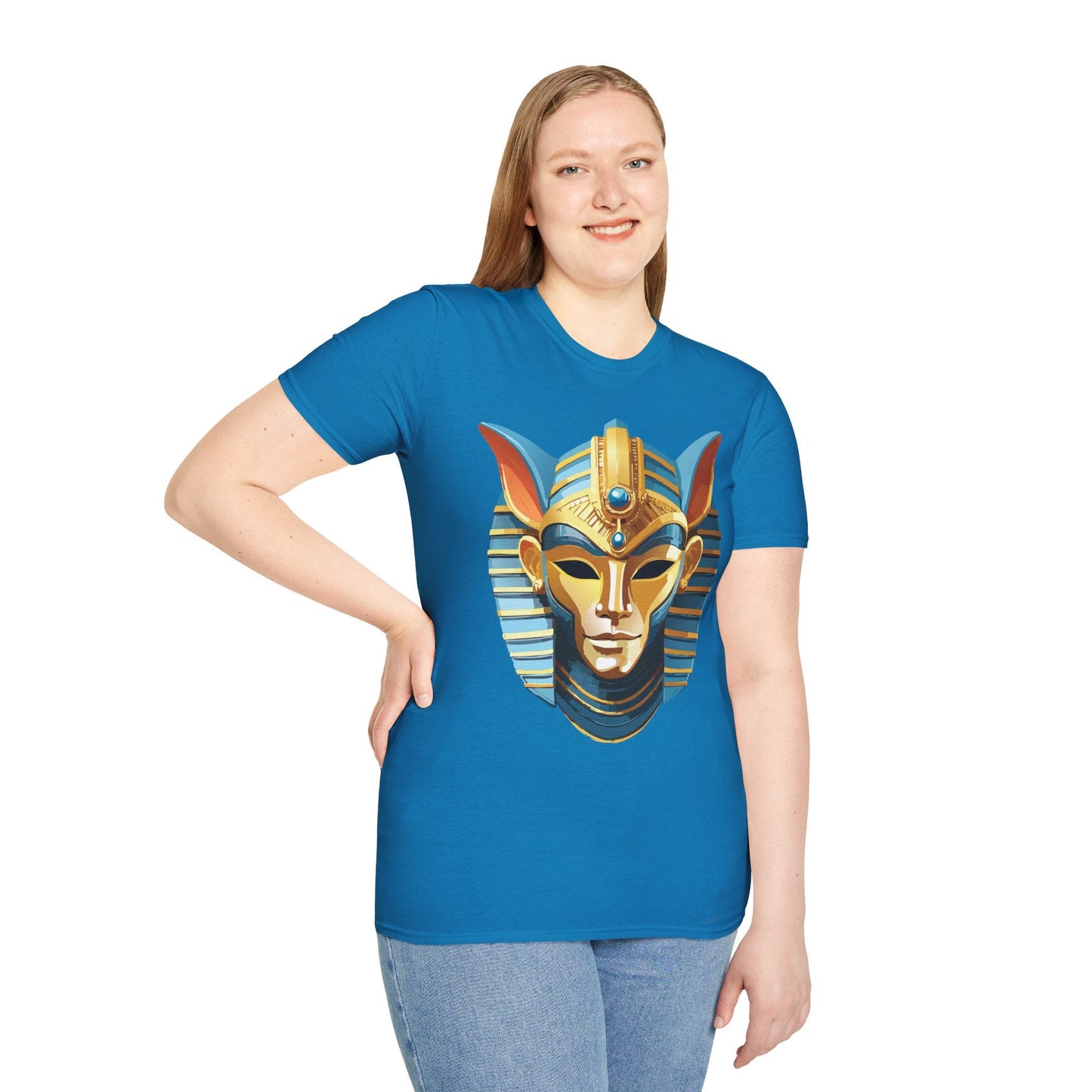 Mask Graphic Unisex Cotton Masquerade Design Artwork Tee 22