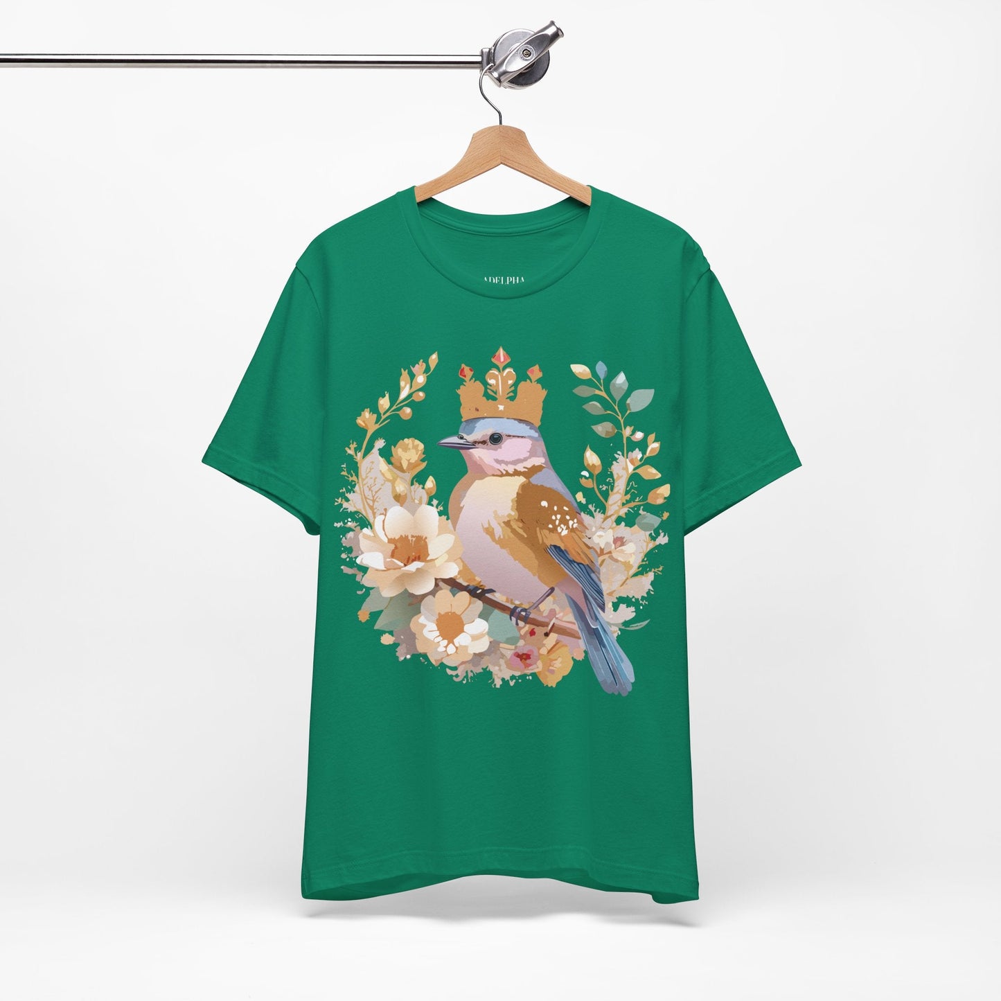 Medallion Graphic Tee Unisex Art Design Adelpha Vintage Inspired Short Sleeve Tee