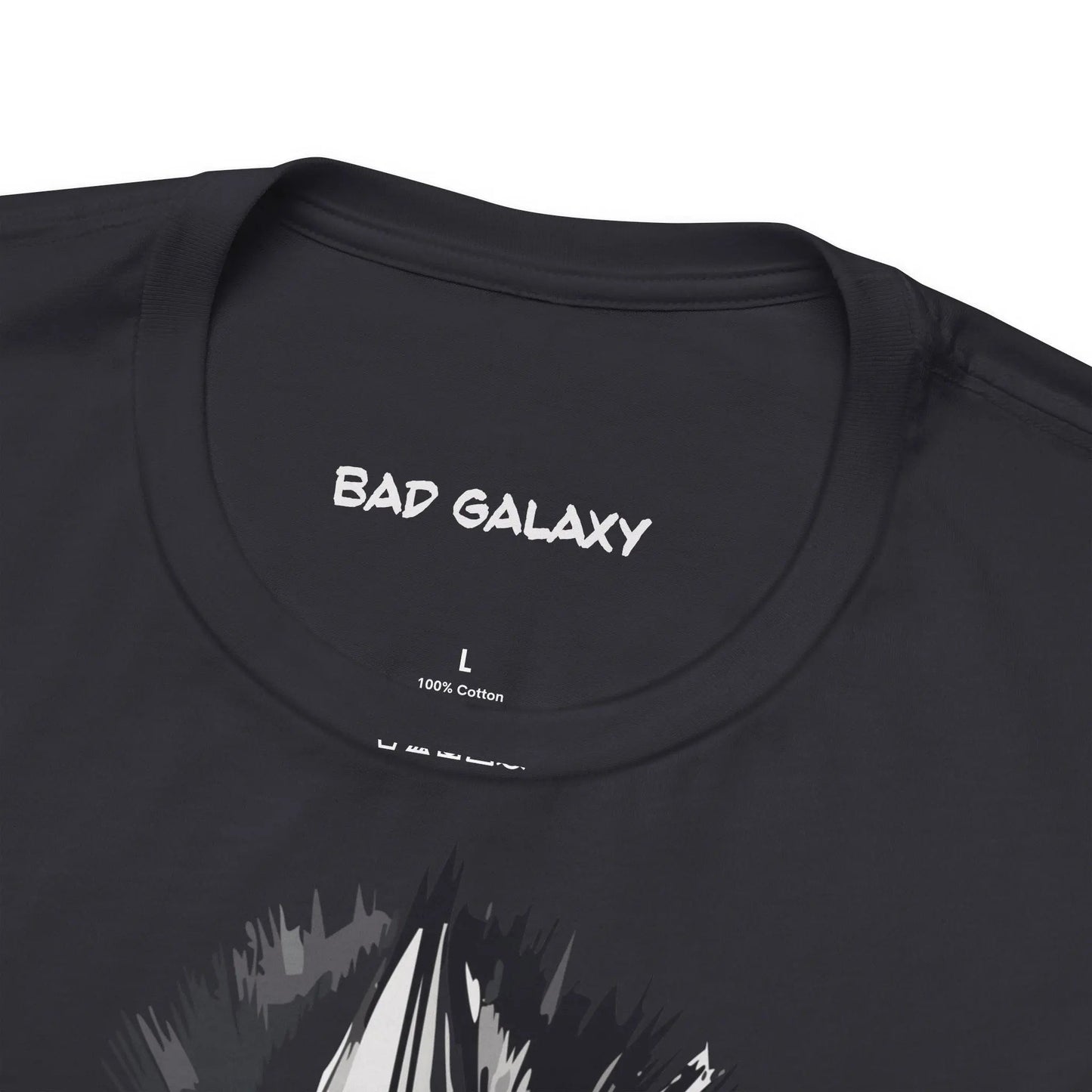 Punk Rock Tee Shirt Made To Order From Bad Galaxy Eco Friendly Inks Cotton Tee Made In USA