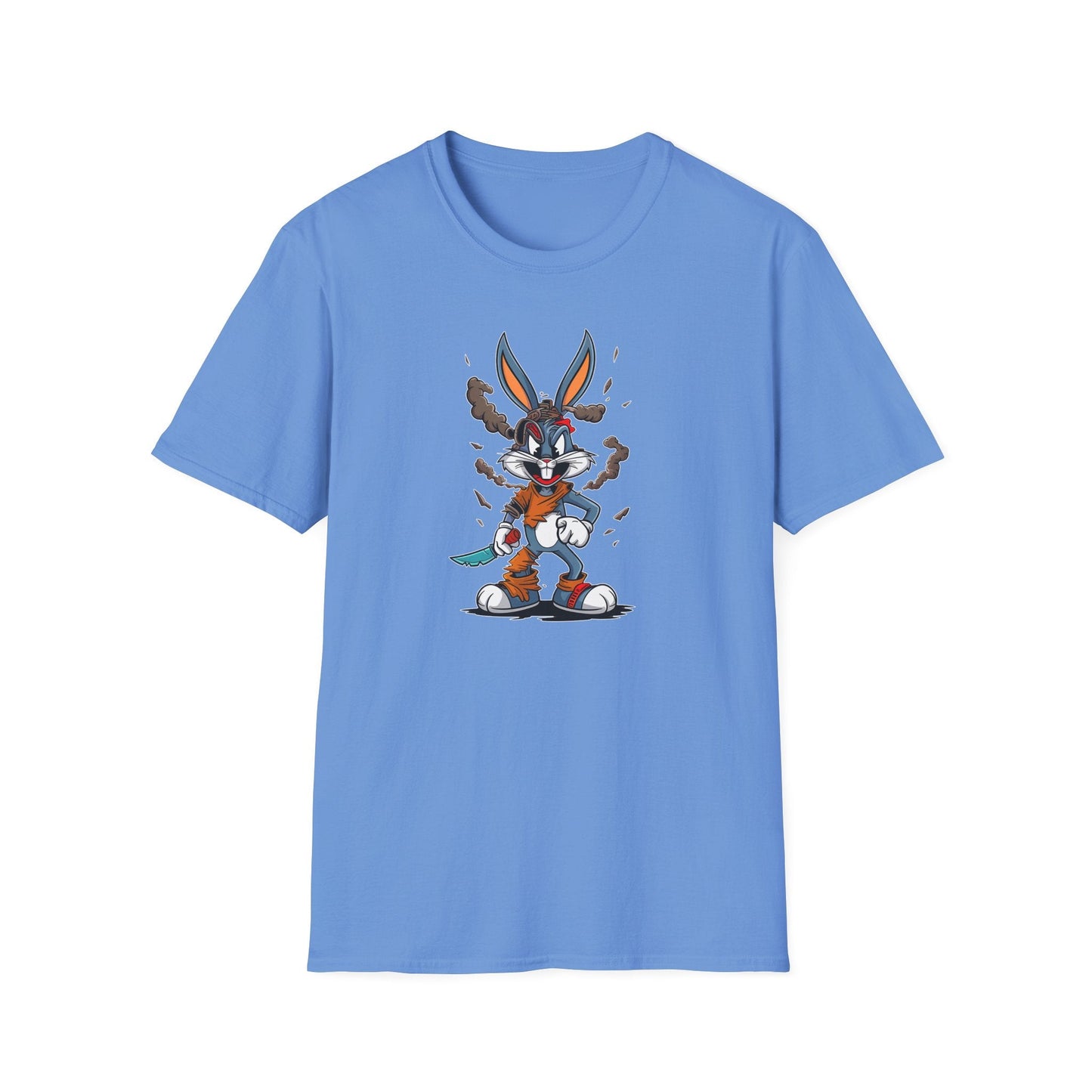 Bugs Bunny T Shirt Unisex Cartoon Tee Gildan Softstyle 64000 Comfortable Graphic Tee Classic