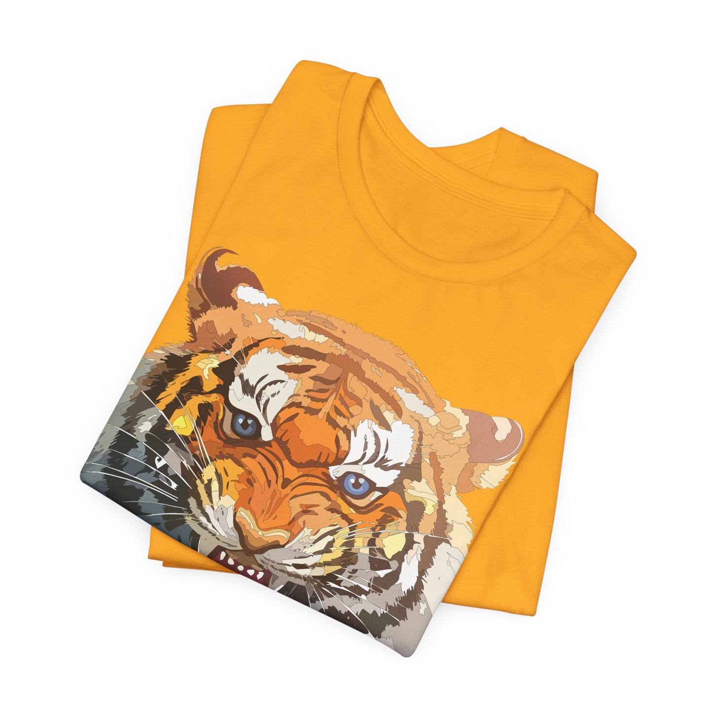 Tiger Shirt, Animal Shirt, T-Shirt with Tiger, Art Design Tee, Animal Tees, Safari T-Shirt, Graphic Design Tee 14